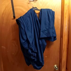 Elegant Blue Fitted Full Sheet Set